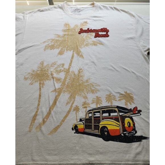 SHIRT-JACKSONVILLE BEACH-Swim Cover Up-Beach Shirt-Unique Design-Size 2XL - Picture 11 of 16